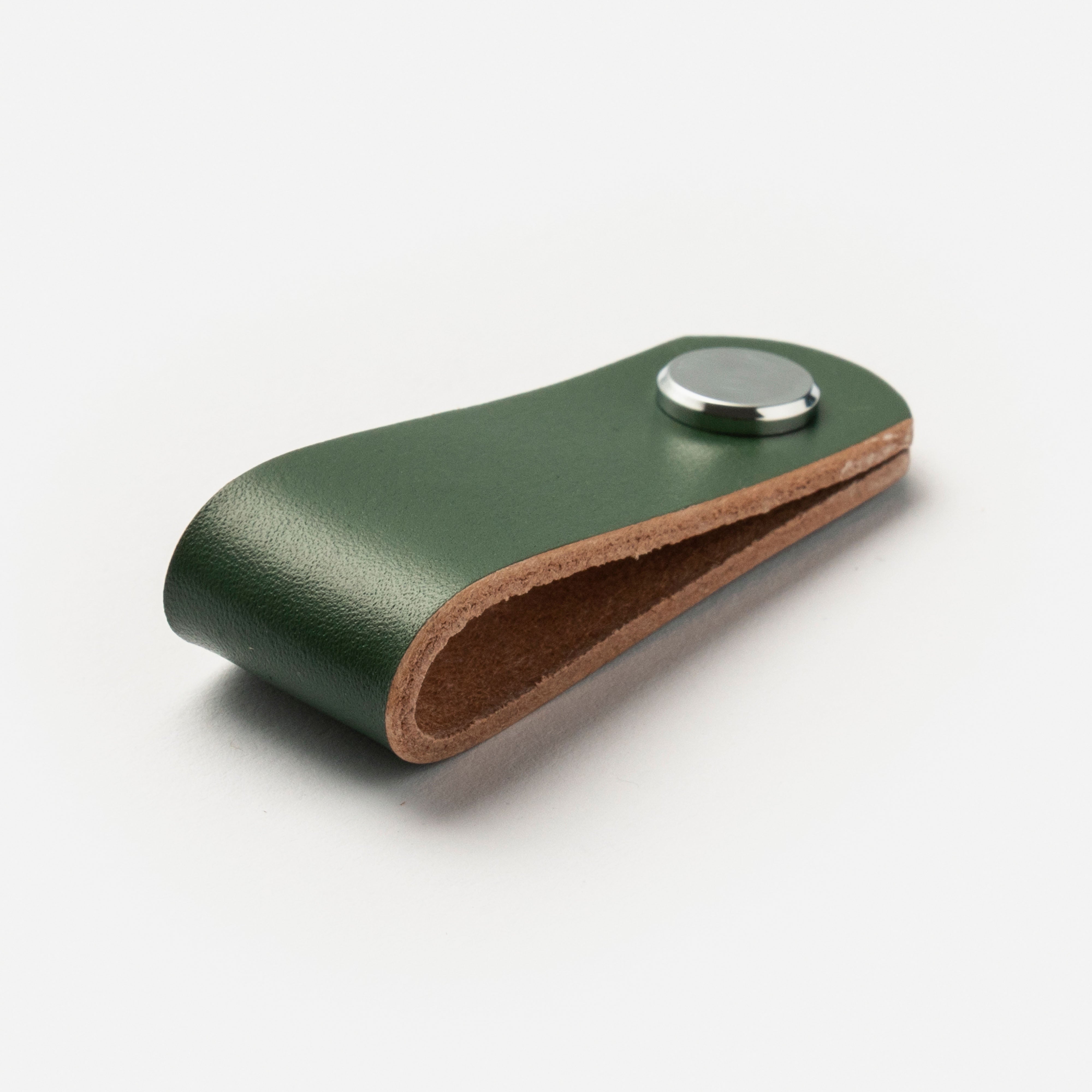 The Loop – Knopp, Läder & Rostfritt / Mässing - Freya Home