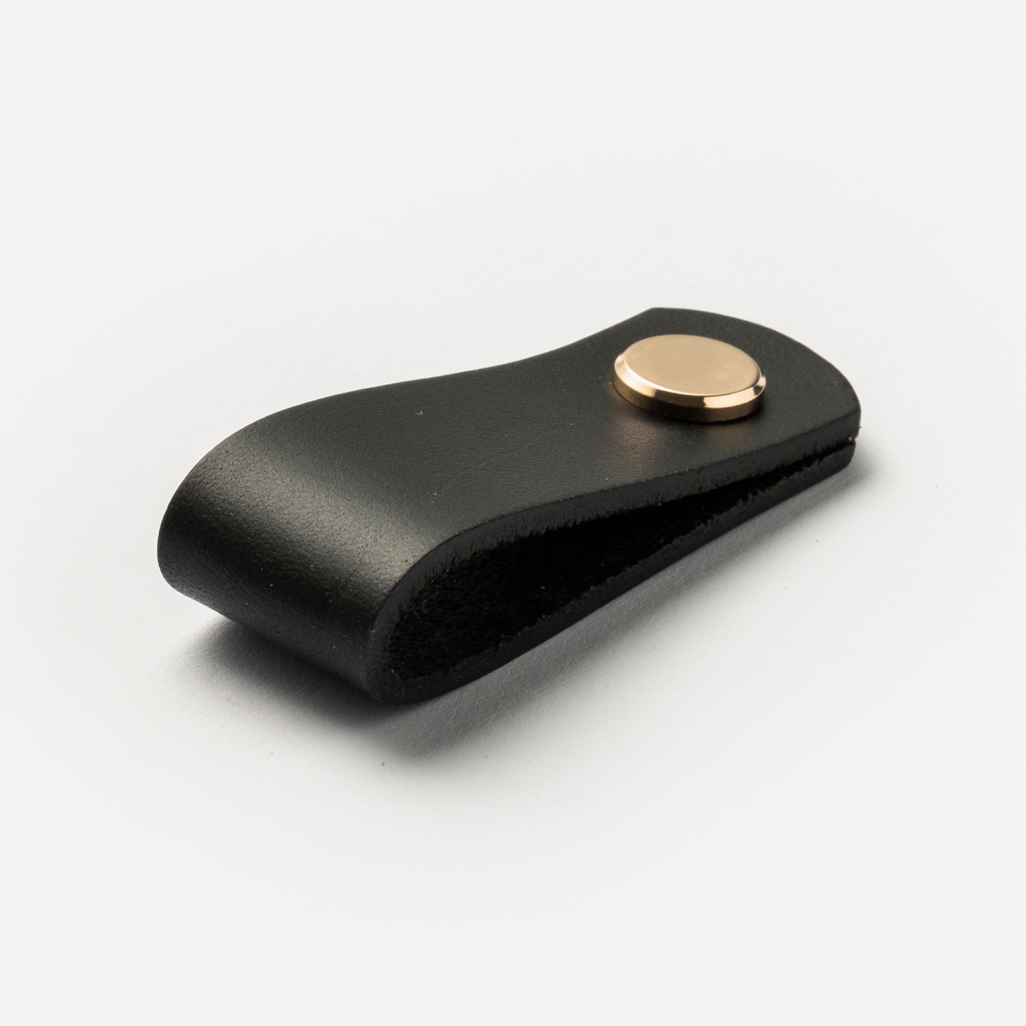 The Loop – Knopp, Läder & Rostfritt / Mässing - Freya Home